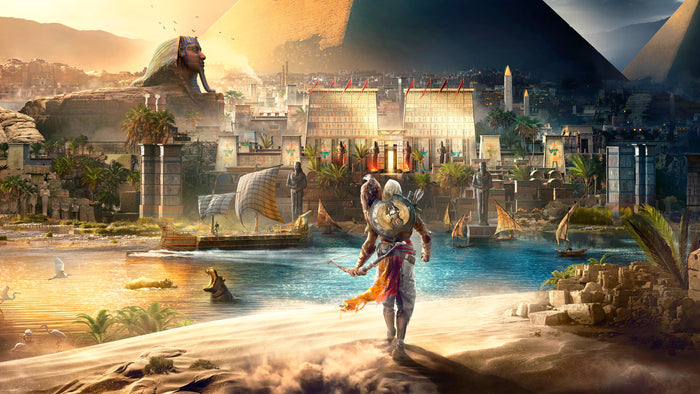 Assassin's Creed Origins PS4 kapak görseli