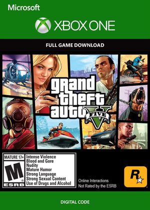 Grand Theft Auto V (Xbox One) Xbox oyun kapağı
