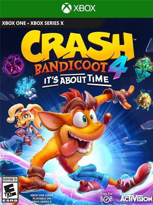 Crash Bandicoot 4: It's About Time Xbox oyun kapağı