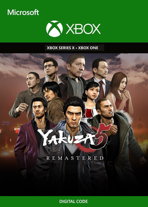Yakuza 5 Remastered Xbox oyun kapağı