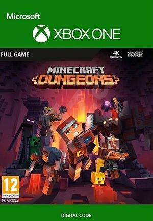Minecraft Dungeons Xbox oyun kapağı